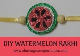 DIY handmade Watermelon Themed Rakhi for kids | Easy and fun Rakhi craft #Kidscrafts #DIY #HandmadeRakhi