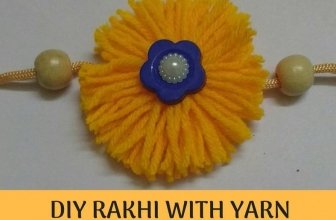 DIY Handmade Yarn Rakhi | Handmade with love #Rakhi #diy #handmade #kidscrafts