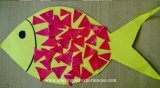 DIY cut and paste activity for toddlers