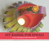 How to make DIY Paper Kandil for Diwali
