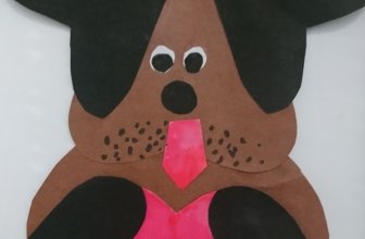Valentines Day Heart shaped Dog craft