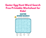 Easter Egg Hunt Word Search: A Fun and Free Printable Worksheet for Kids!