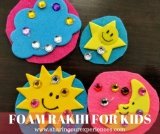 DIY Foam Rakhi for kids | Simple diy handmade rakhi ideas