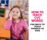 How to teach CVC words to kids – fun ways that really work