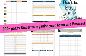Free Work at home Binder to organize your Home and Business – Your productivity assistant
