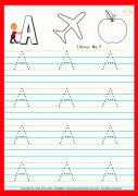 SOE store Kids Capital Alphabets writing activity book for kids Preschool Worksheets for kids (3-5 years Nursery toddlers preschool prenursery)