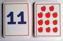 SOE Store Numbers (1-20) and Counting Flashcards for Kids (Toddlers, Preschoolers, Prenursery and Nursery) Learn Counting with These Laminated, travelfriendly and Waterproof Travel Toys flashcards