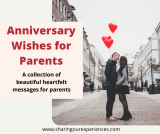 Wedding Anniversary Wishes for Parents