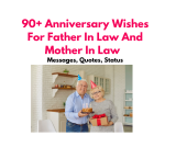 90+ Anniversary Wishes For Father In Law And Mother In Law : Messages, Quotes, Status