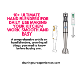 Best Kitchen Hand Blenders in India 2023