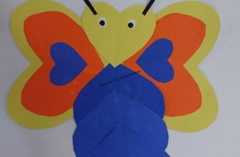 DIY Butterfly Using Hearts