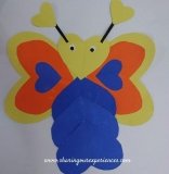DIY Butterfly Using Hearts