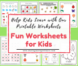 Fun Worksheets for Kids  | Help kids learn with our printable worksheets