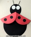 DIY Cute Ladybird craft for toddlers and preschoolers | Easy Paper crafts for kids