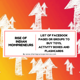 List of Facebook page or groups to buy Toys, activity boxes and Flashcards  | Rise of Indian Mompreneurs