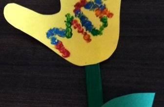 Palm Shape Flower | Mother’s Day Craft