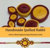 DIY handmade Quilled Rakhi | Perfect for all #Rakhi #diy #handmade #kidscrafts