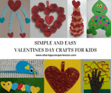 16 Simple and Easy Valentines Day Crafts for kids
