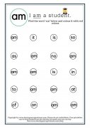 Two Letter Sight Words Worksheets for 3.5 yrs and above ( Cover Page + 29 Worksheets) #Printables #Worskheets